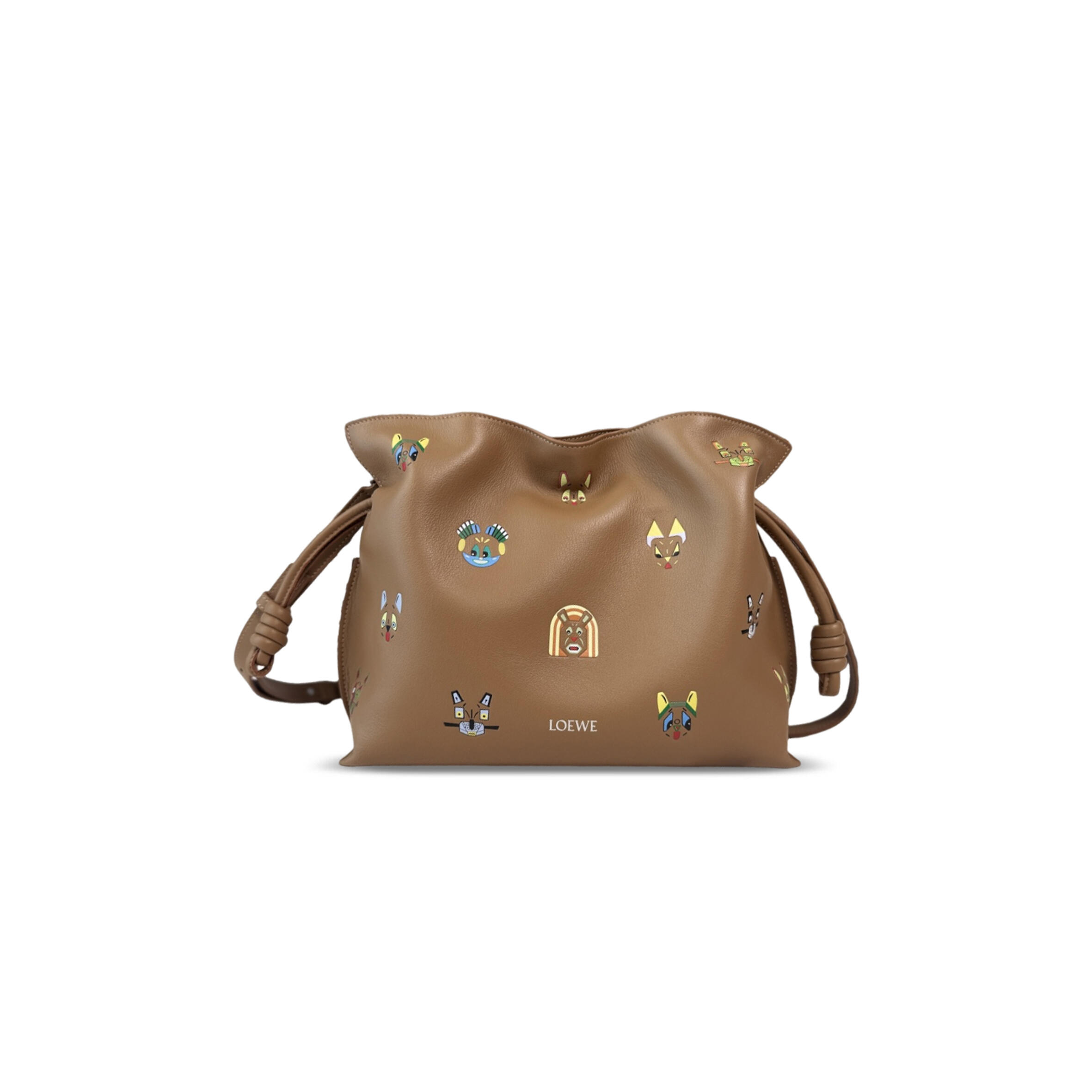 L0ew* cats medium flamenco clutch in nappa calfskin a411fc1xdy (30*24.5*10.5cm)